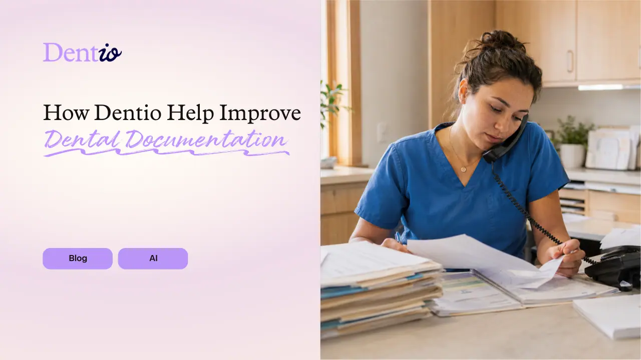 How Dentio can be used to improve dental documentation