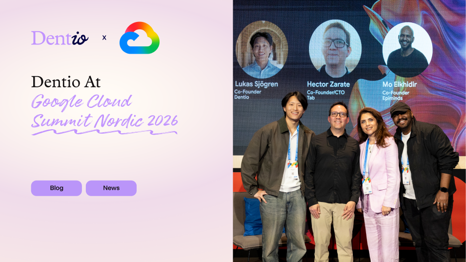 Dentio til Google Cloud Summit Nordics Startup Day 2026