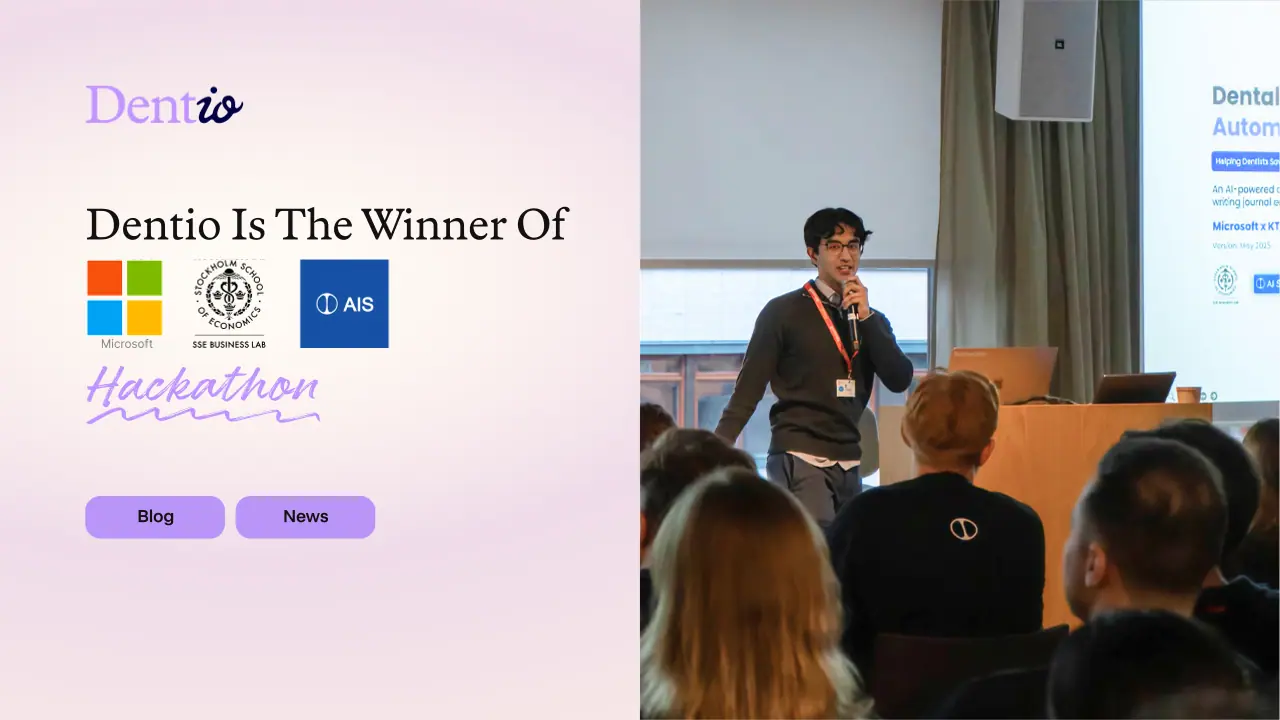 Dentio Winner of SSE Business Lab x Microsoft x KTH AI Society Hackathon